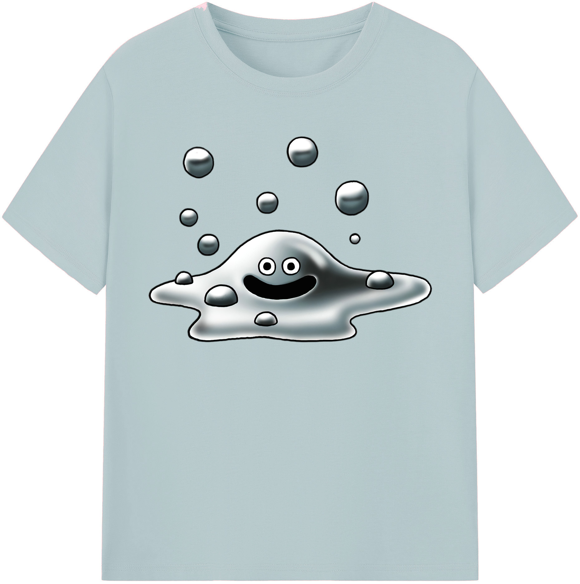 （画像用） ドラゴンクエスト Doragon Kuesuto Dragon Quest 綿100％半袖Tシャツ（フロントプリント）